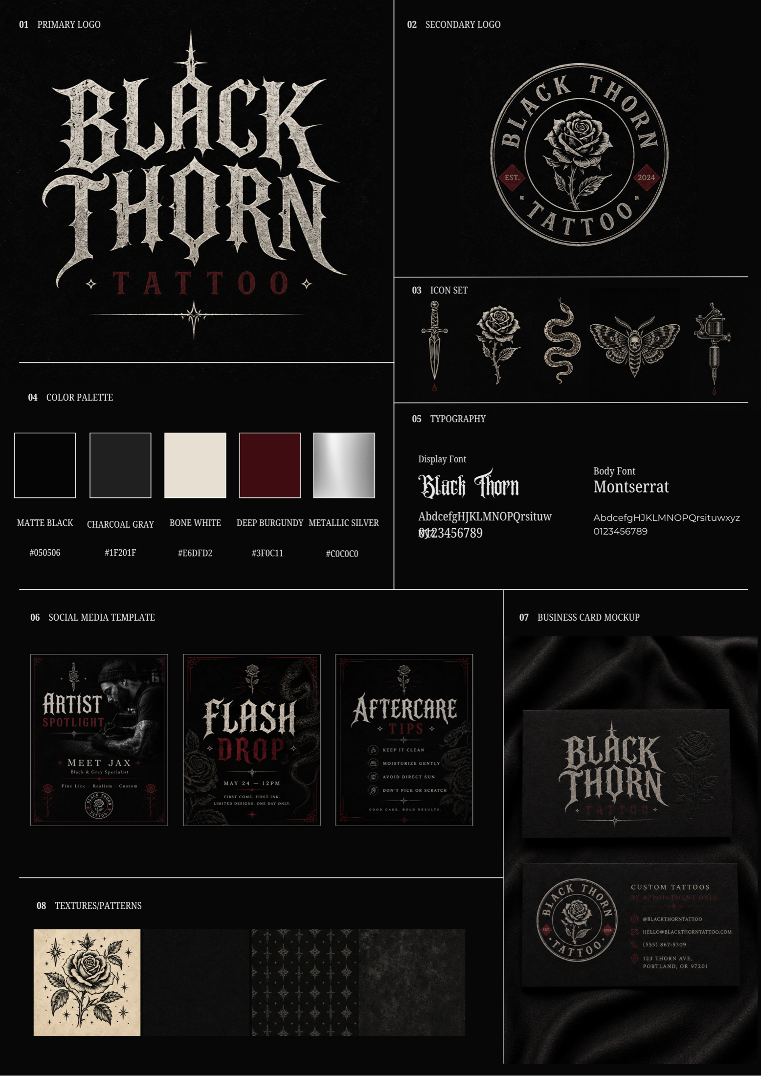 Black Thorn brand kits example